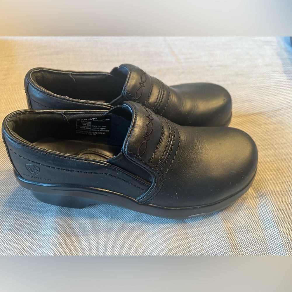 Ariat Boots: Women's Black 10011976 Composite Toe ESD Clog Work Shoes